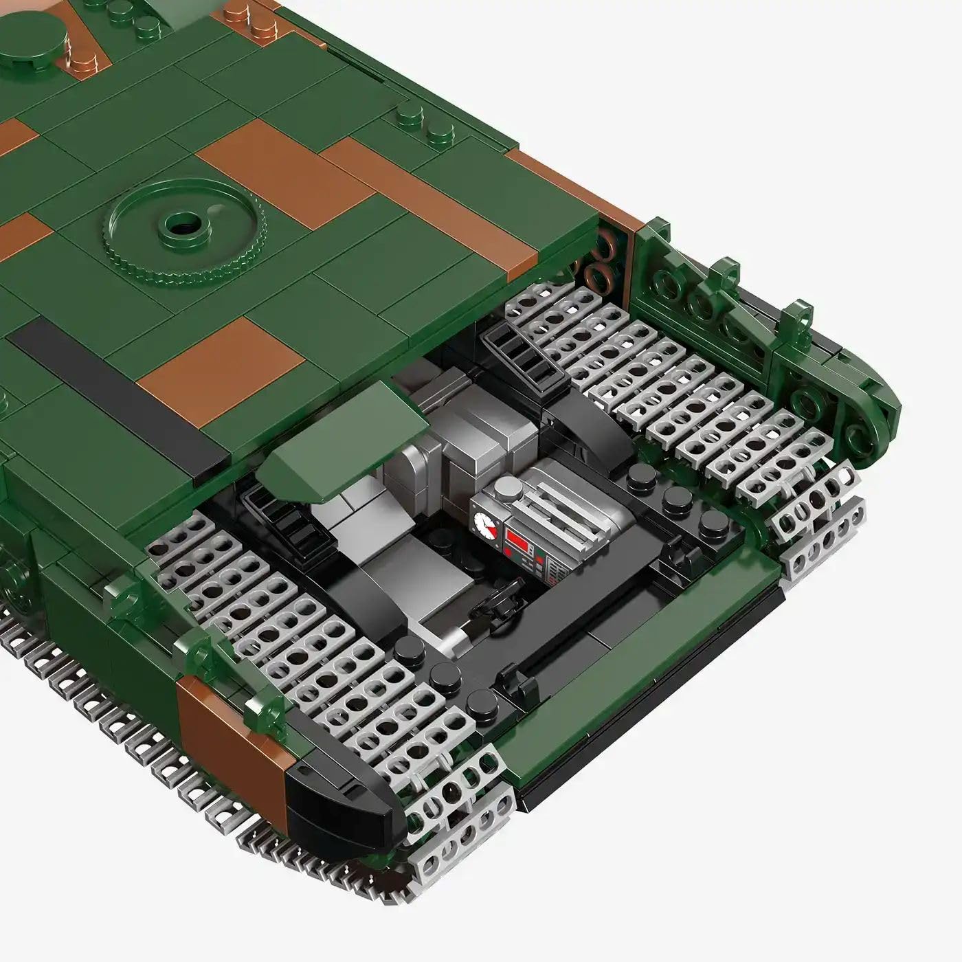 bluebrixx-kampfpanzer-leopard-2-a4-1250-klemmbausteine-displaymodell image 6