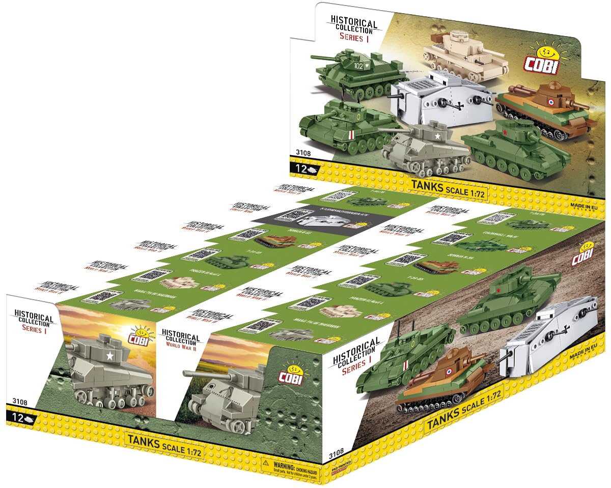 cobi-3108-cdu-12x-panzer-serie-i-ww-ii-ma-stab-1-72 image 1