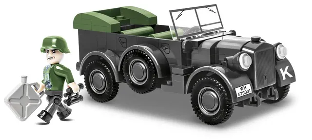 cobi-2405-1937-horch-901-kfz-15-milit-r-auto-bausatz-schwarz image 1