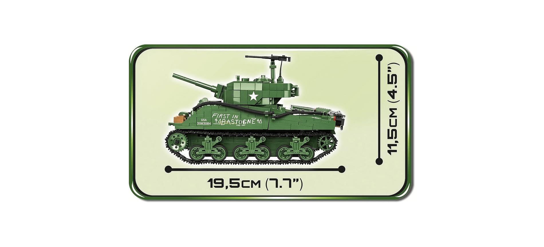 cobi-2550-sherman-m4a3e2-jumbo-cobra-king-panzer-historical-collection-wwii-750- image 6