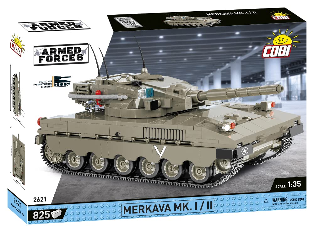 cobi-2621-merkava-mk-i-ii-kampfpanzer-bauset-armed-forces image 3