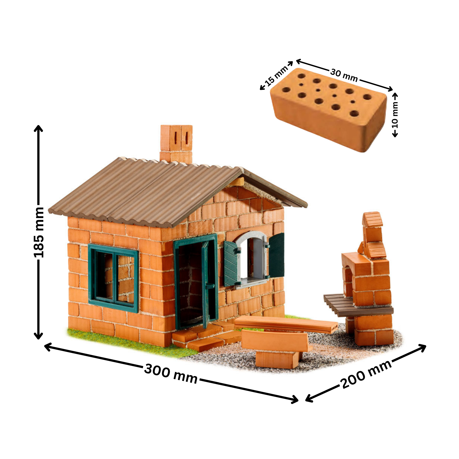 teifoc-haus-mit-grill-modellbau-set-5210 image 4