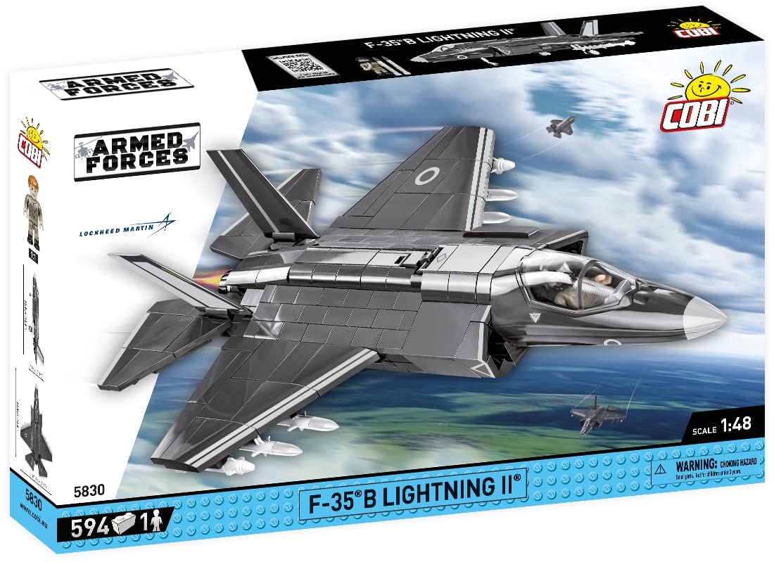 cobi-5829-f-35b-lightning-ii-usaf-1-48-594-teile-1-figur image 3