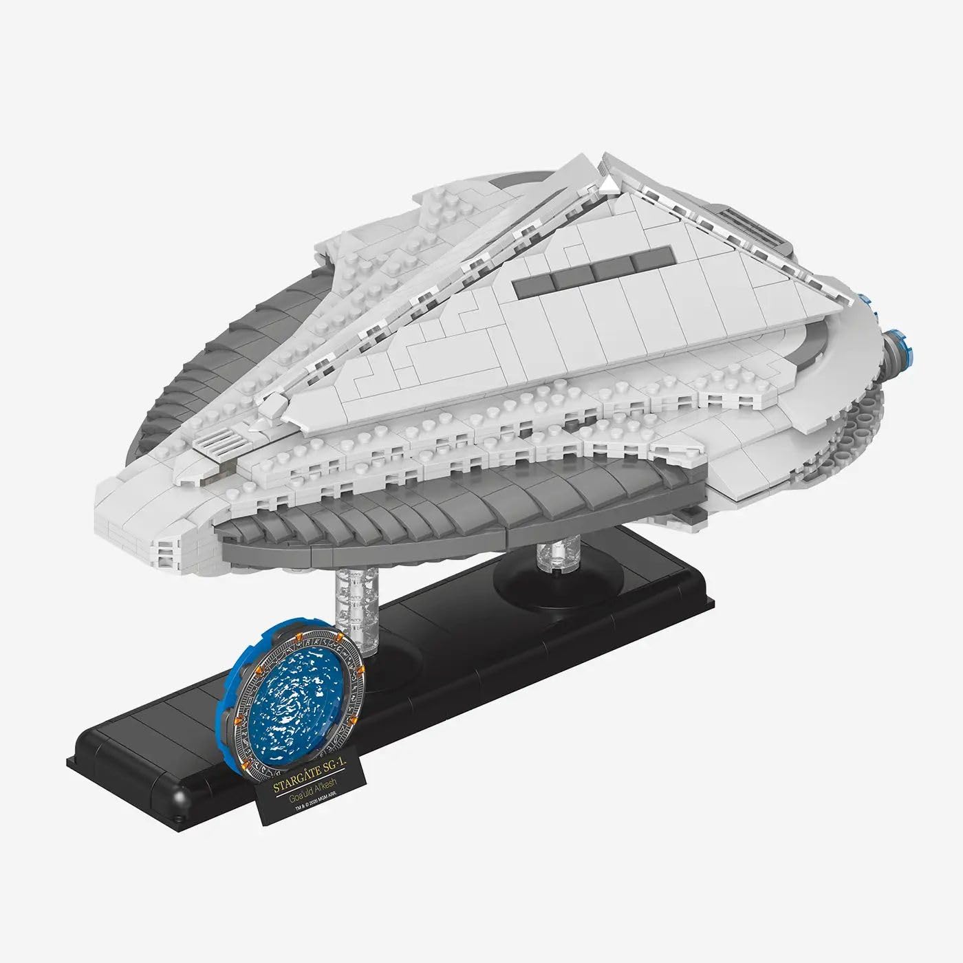 bluebrixx-pro-stargate-asgardschiff-o-neill-klasse-1470-klemmbausteine image 8