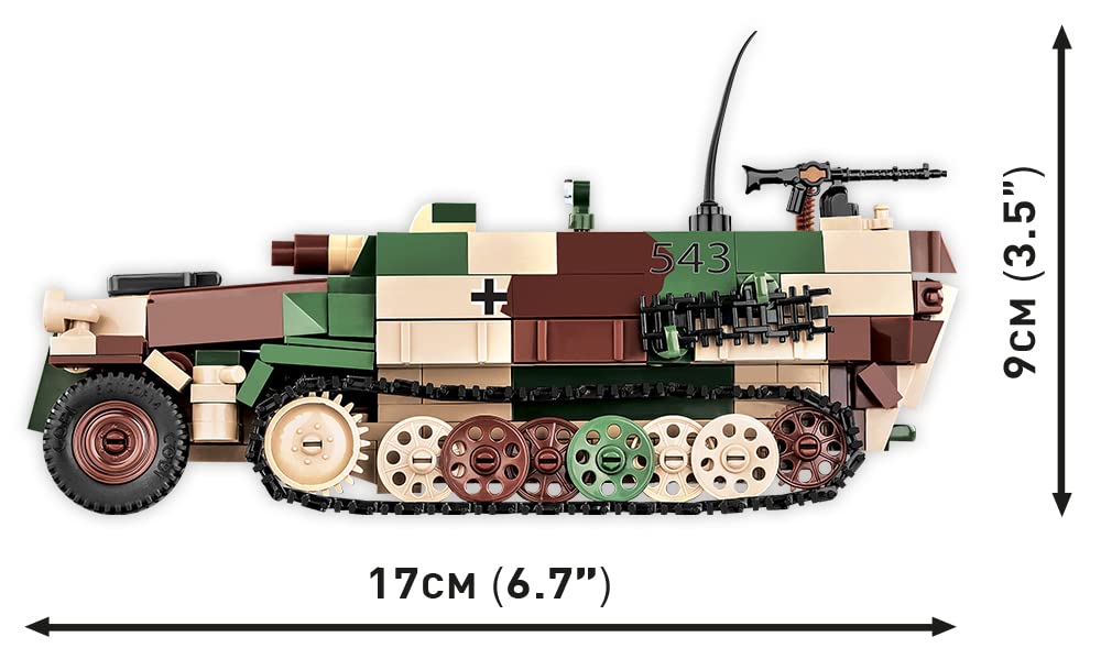 cobi-2283-sd-kfz-251-9-stummel-bauset-historical-collection image 3