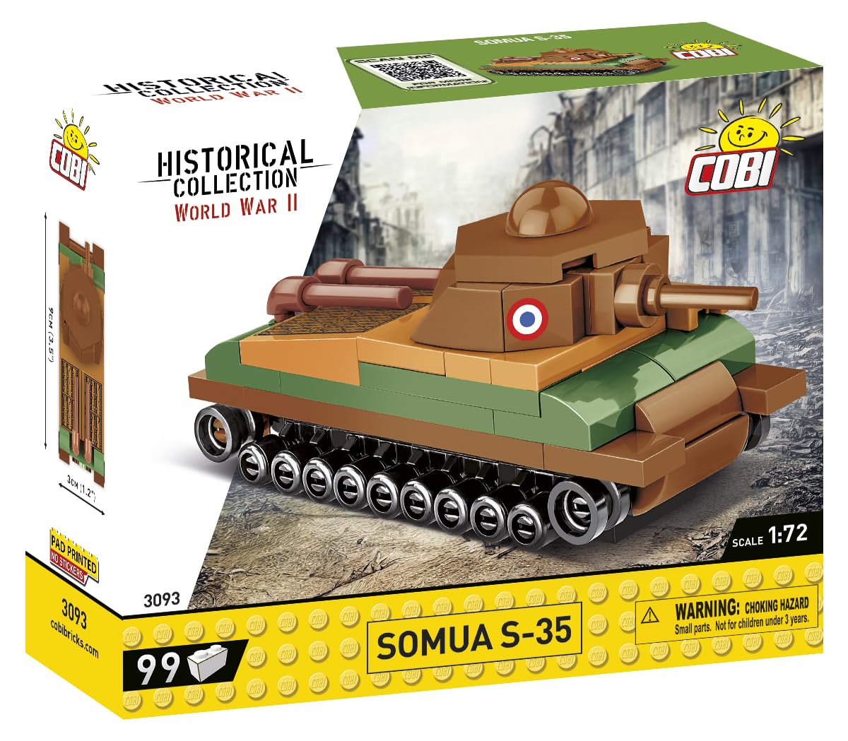 cobi-3093-somua-s-35-historical-collection-99-teile-1-72 image 2