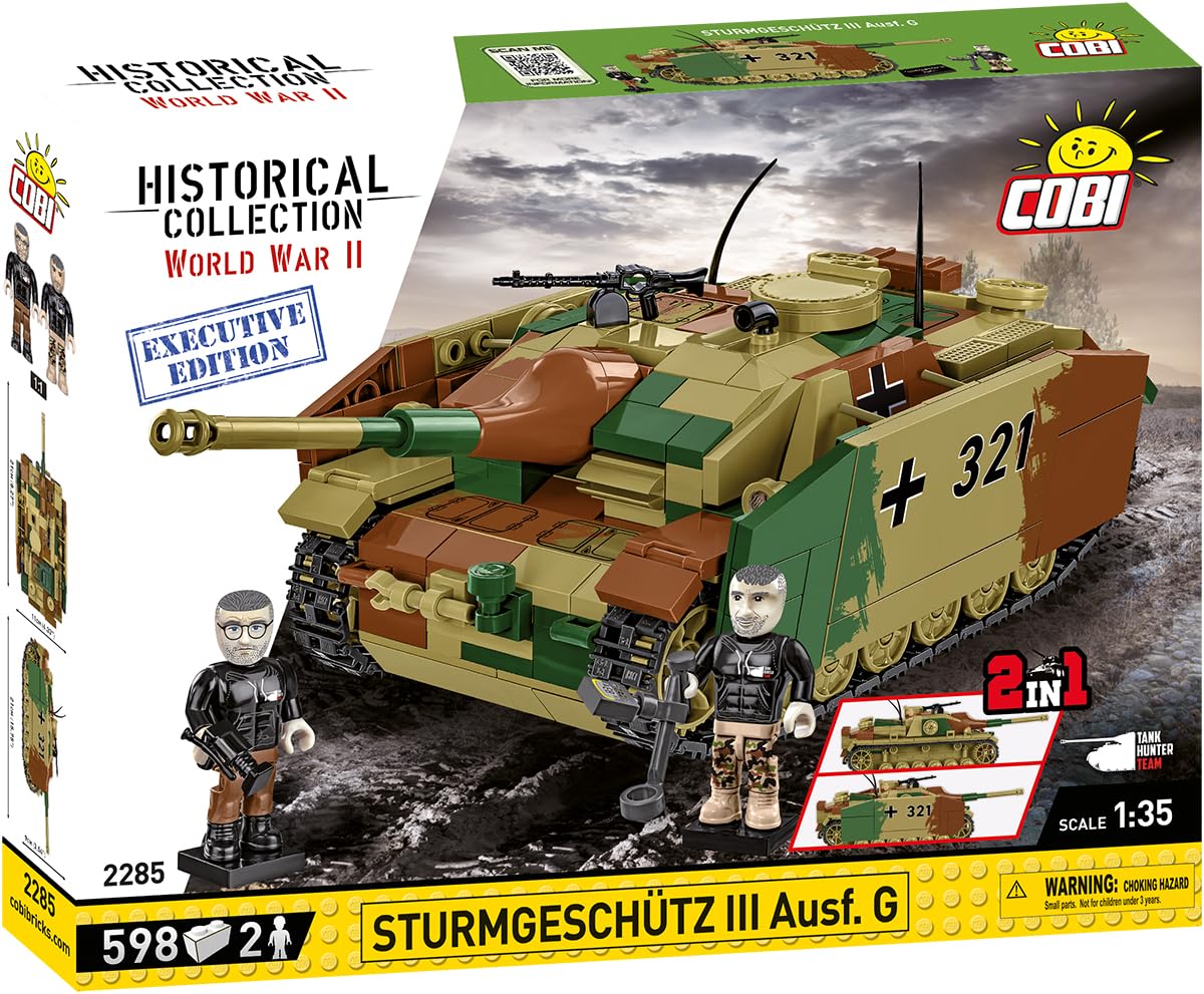 cobi-2285-sturmgesch-tz-iii-ausf-g-executive-edition-panzer-bausatz-1-35 image 2
