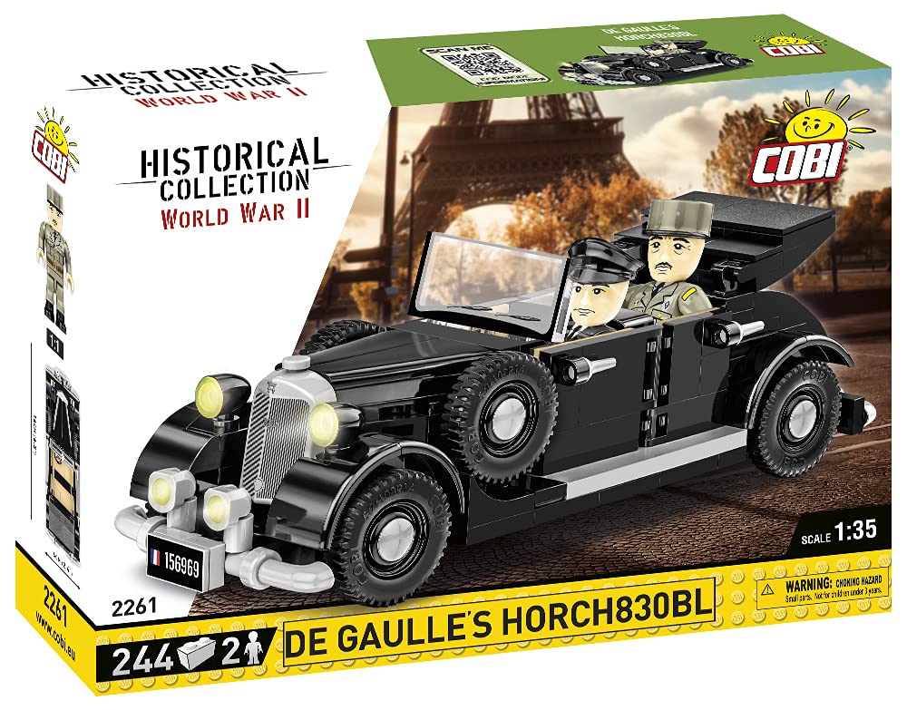 cobi-2261-horch-830-oldtimer-limousine-historical-collection-bausatz image 3
