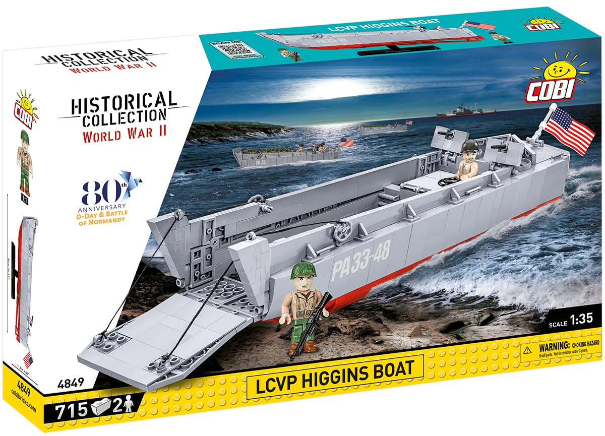 cobi-4849-lcvp-higgins-boat-historical-collection-ma-stab-1-35 image 2