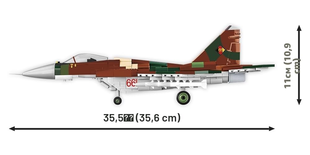 cobi-5851-mig-29-east-germany-armed-forces-jet-bausatz-1-48 image 3