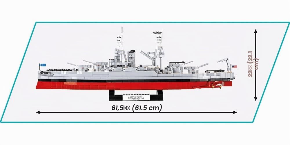 cobi-4843-uss-arizona-bb-39-schlachtschiff-1-300 image 4