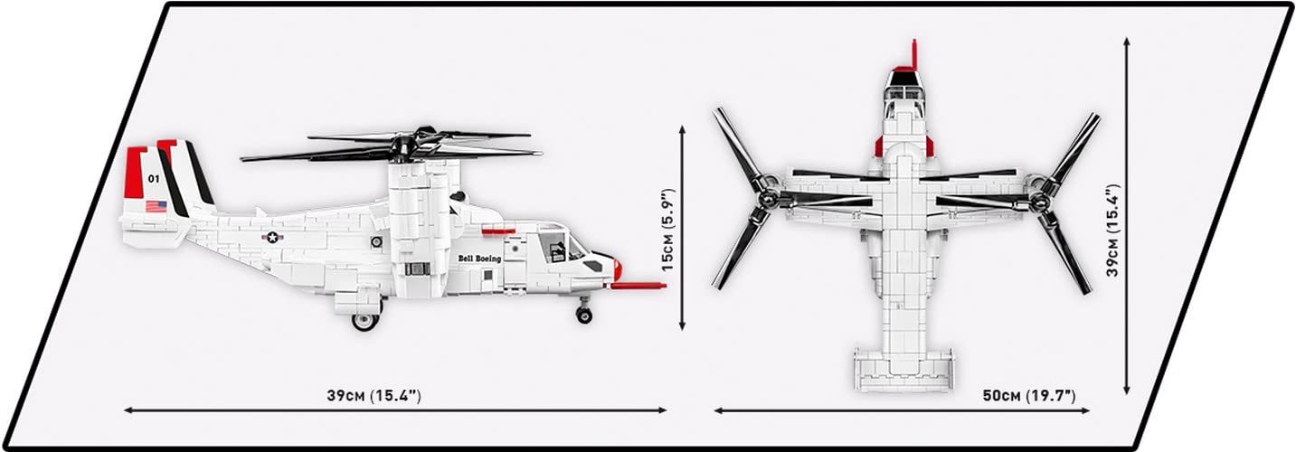 cobi-5835-bell-boeing-v-22-osprey-first-fly-edition-1-48 image 4