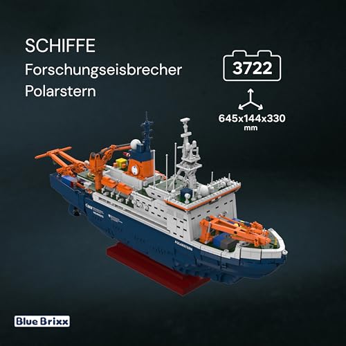 bluebrixx-pro-awi-forschungseisbrecher-polarstern-3722-teile-displaymodell image 8