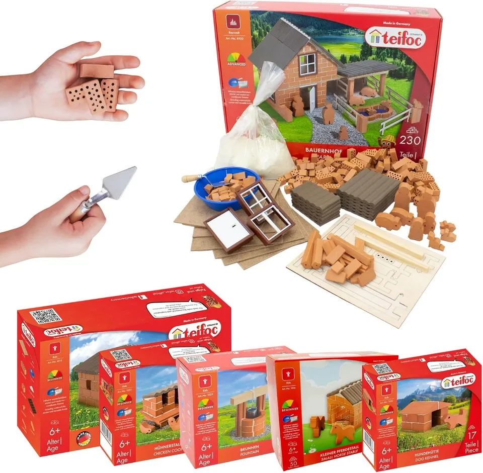 teifoc-bauernhof-set-bundle-6-baus-tze-themenwelt image 1