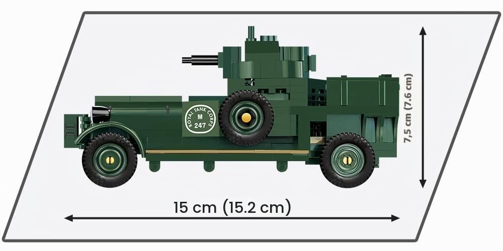 cobi-rolls-royce-armoured-car-1920-great-war-panzerwagen-bausatz image 3