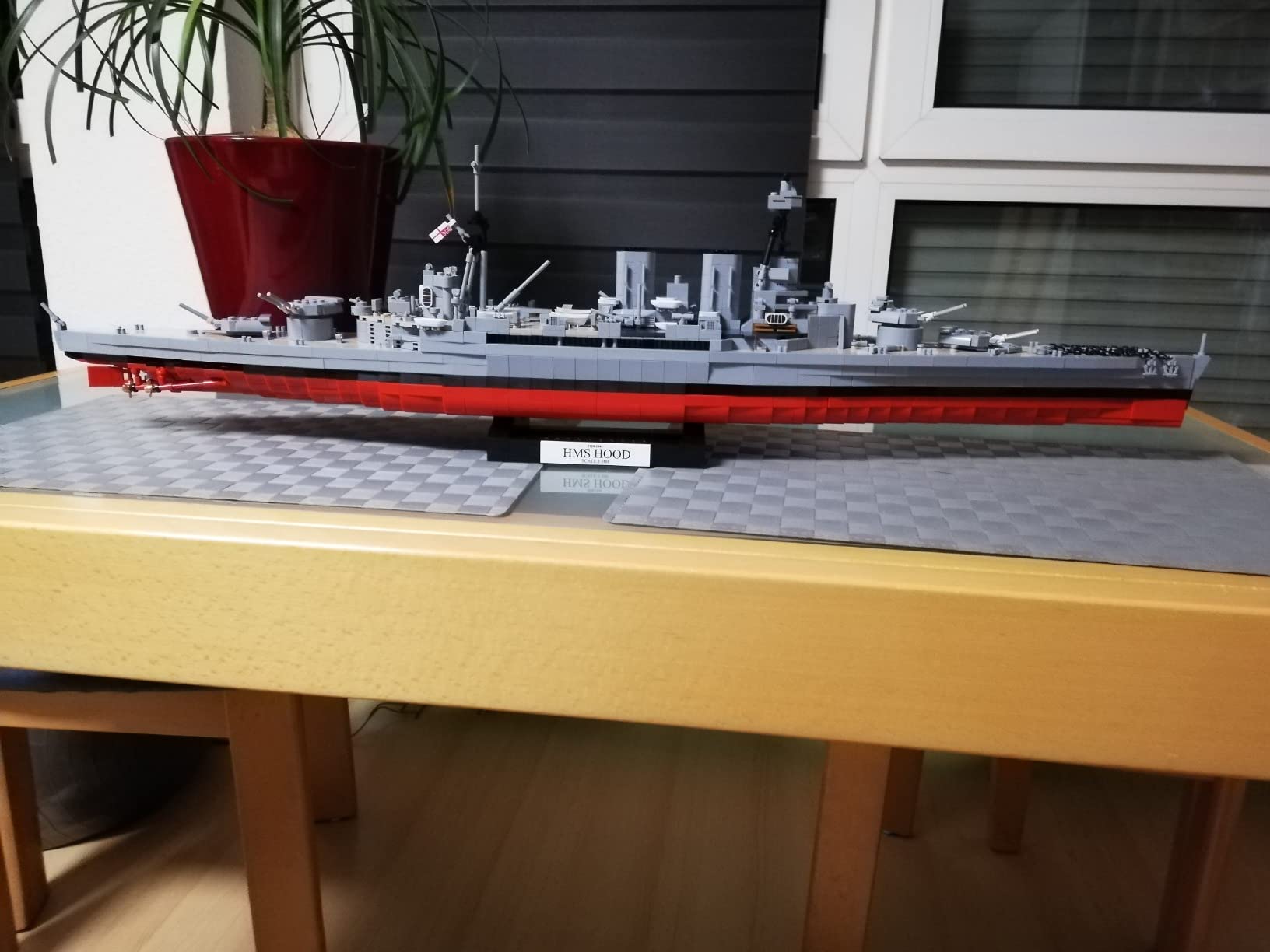 Steht im Wohnzimmer