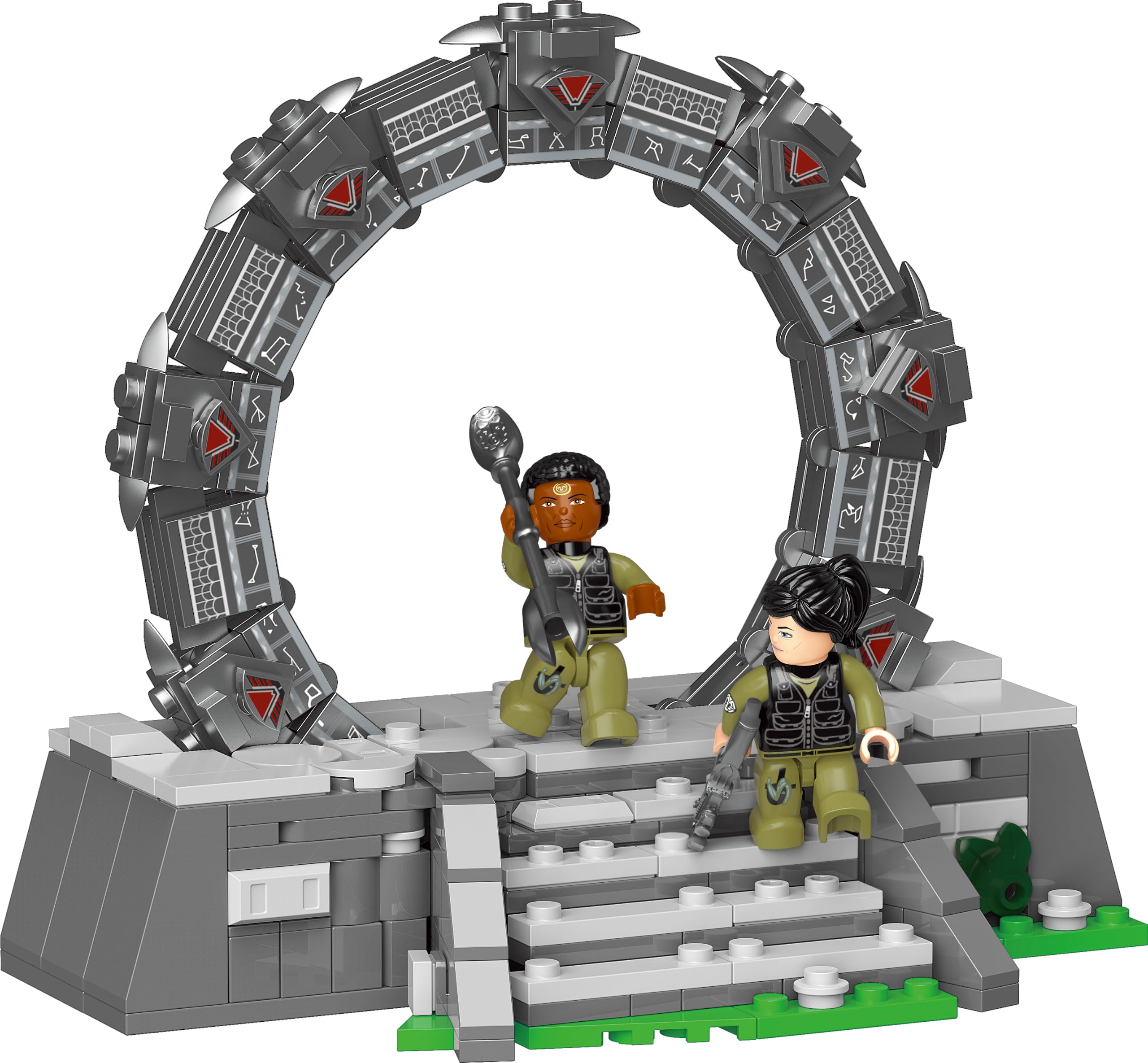 bluebrixx-pro-stargate-sg-1-auf-planet-diorama-675-klemmbausteine image 4