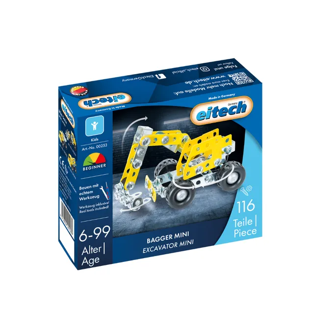 eitech-bagger-mini-metallbaukasten-116-teile-ab-6 image 1