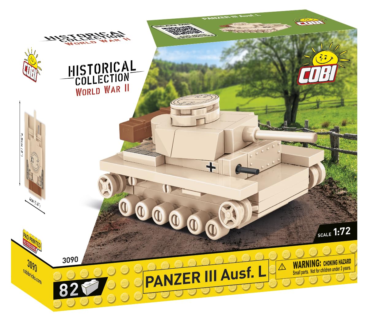 cobi-historical-collection-3090-panzer-iii-ausf-l-82-teile-ma-stab-1-72 image 2