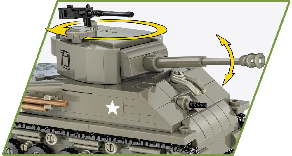 cobi-m4a3e8-sherman-easy-eight-panzer-bausatz-320-teile image 5