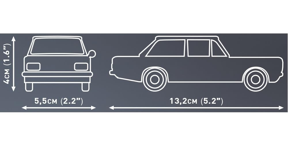 cobi-24598-opel-rekord-c-1900l-youngtimer-auto-1-35-134-teile image 4