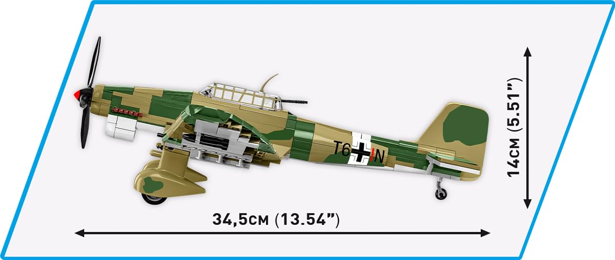 cobi-5748-junkers-ju-87-b-2-stuka-flugzeug-bausatz-1-32 image 3