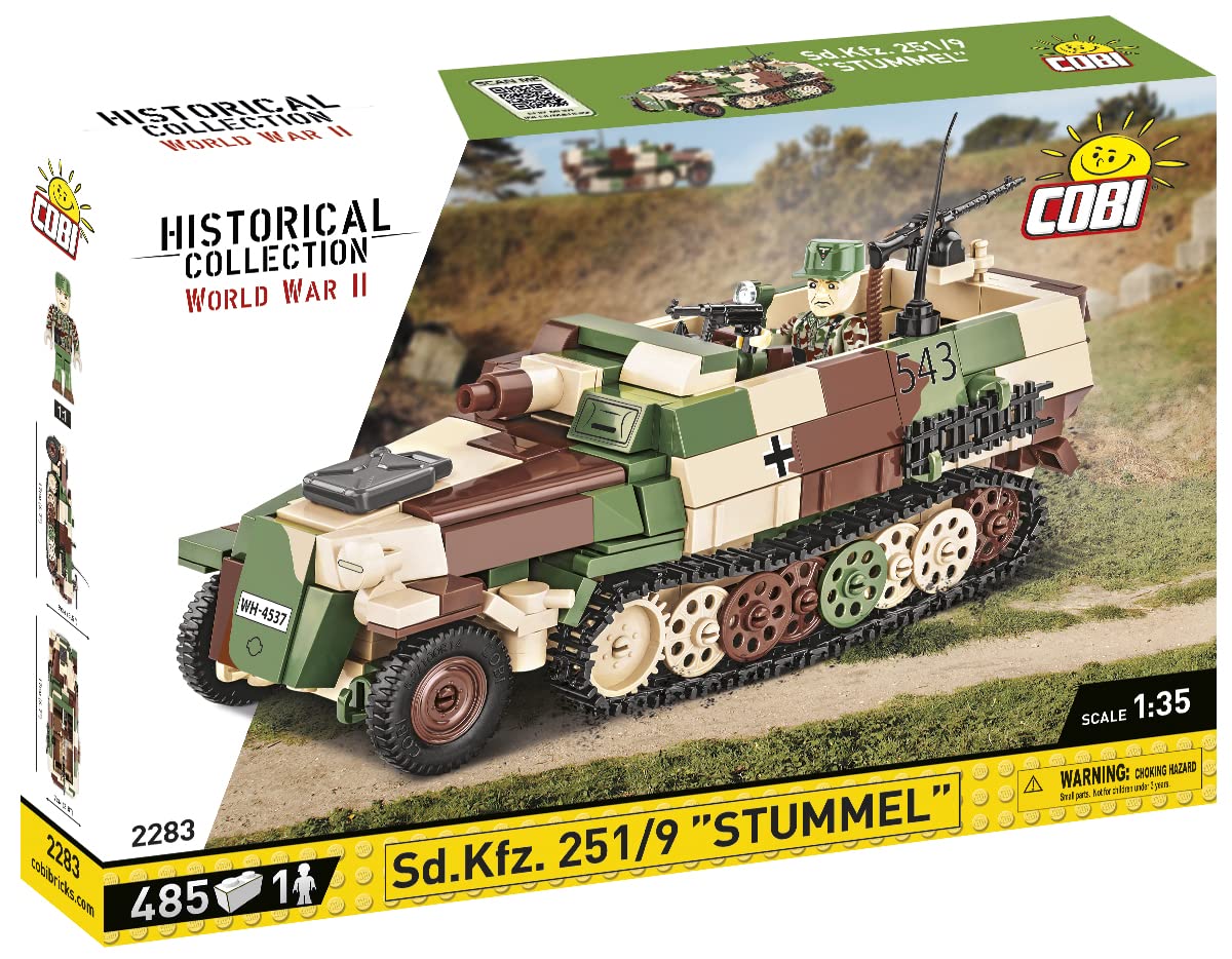 cobi-2283-sd-kfz-251-9-stummel-bauset-historical-collection image 2