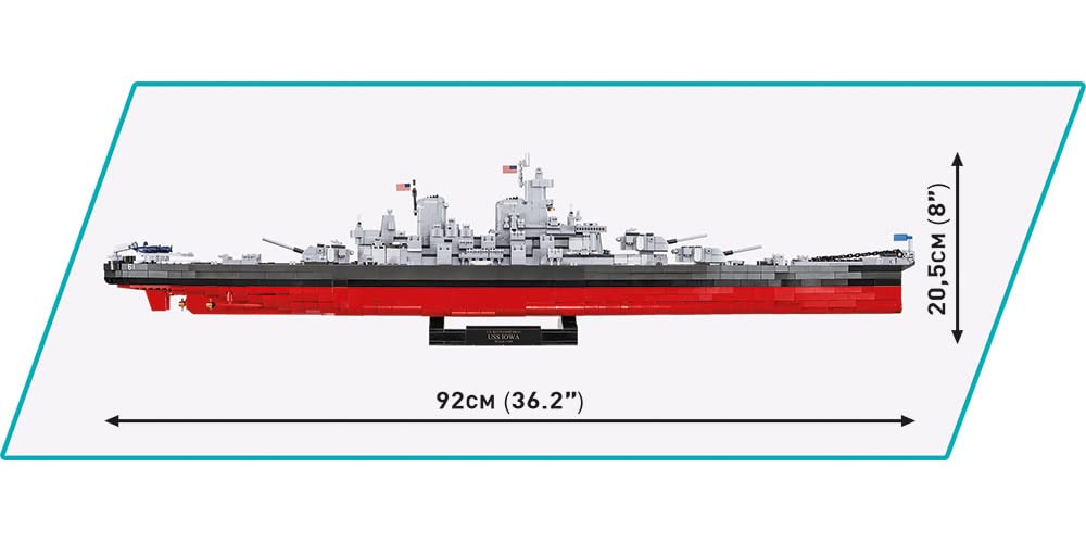 cobi-4836-schlachtschiff-iowa-klasse-executive-edition-bauset image 7