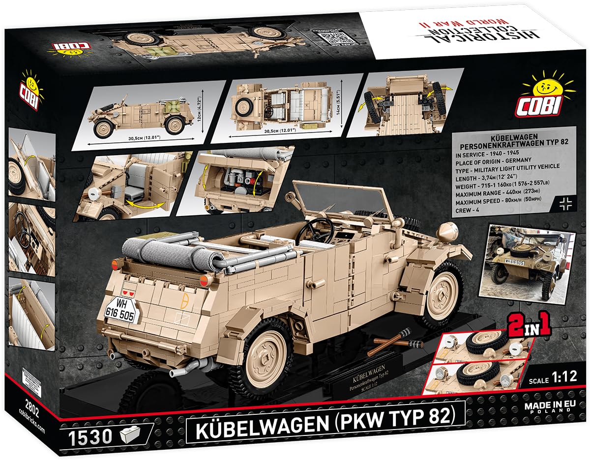 cobi-2802-k-belwagen-executive-edition-klemmbaustein-milit-rfahrzeug-historical- image 4