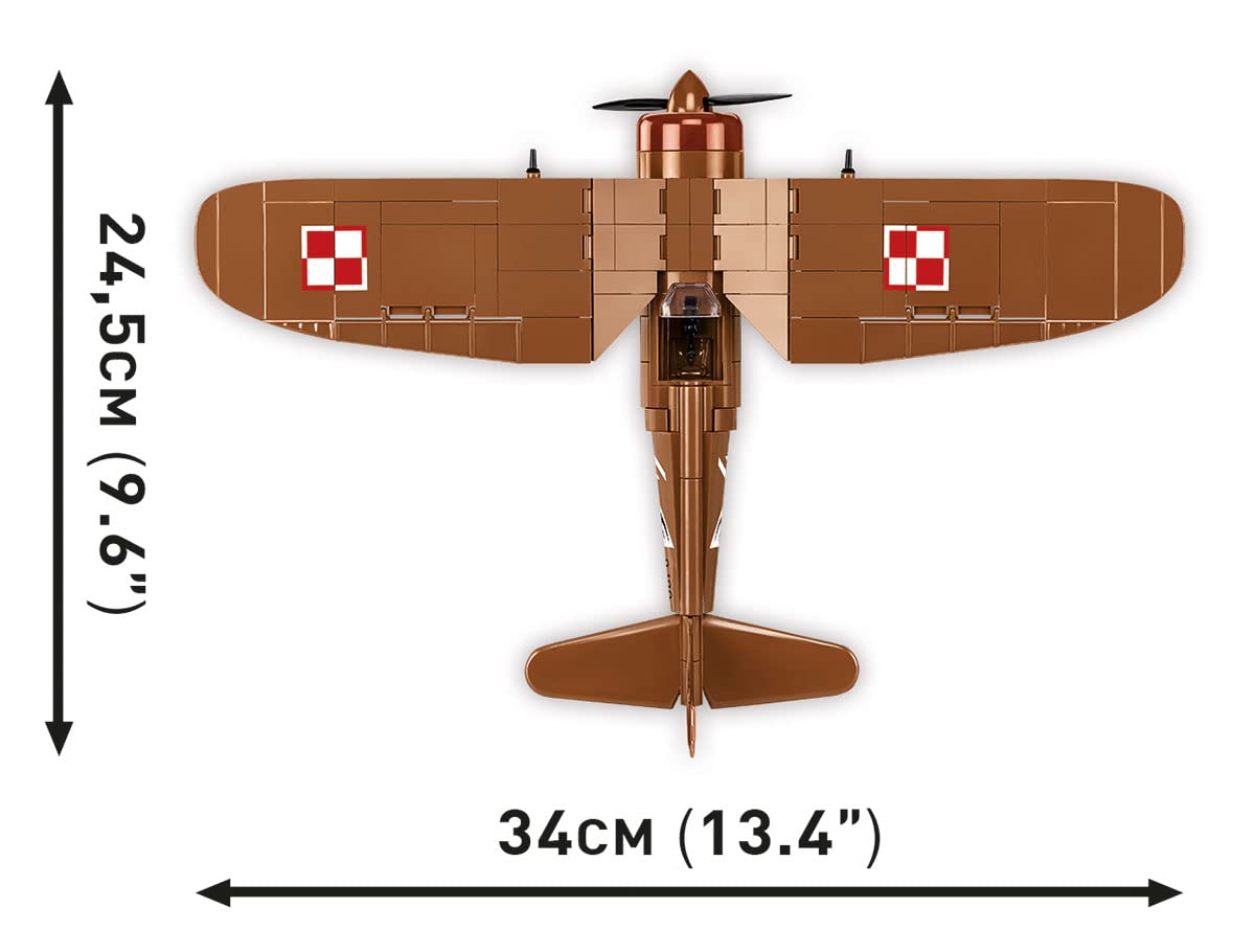 cobi-5742-pzl-p-11c-jagdflugzeug-1-32-320-teile-figur image 5