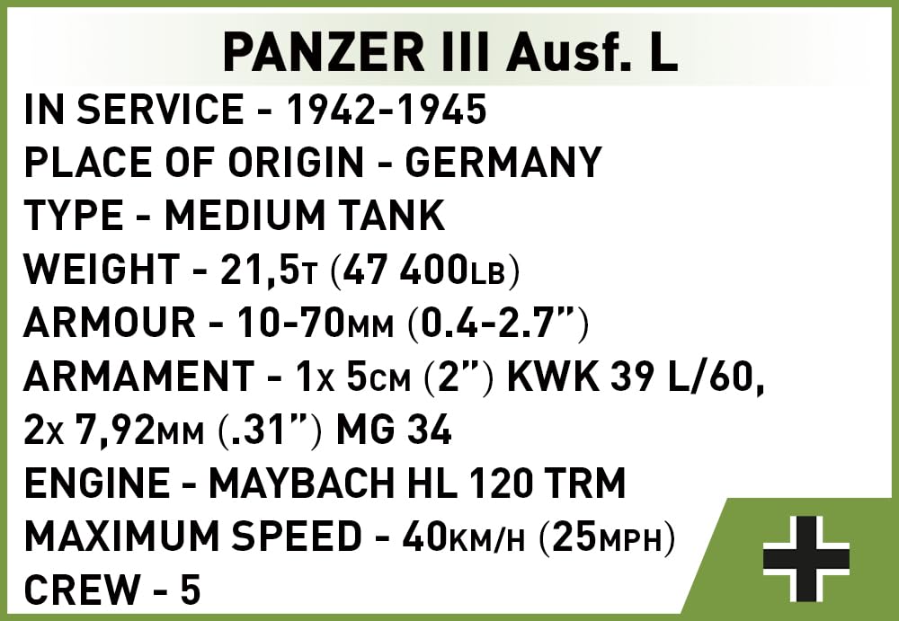 cobi-historical-collection-3090-panzer-iii-ausf-l-82-teile-ma-stab-1-72 image 6