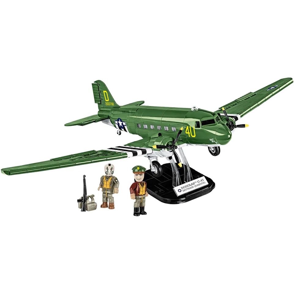 cobi-5743-douglas-c-47-skytrain-dakota-1-48-896-teile-2-figuren image 1