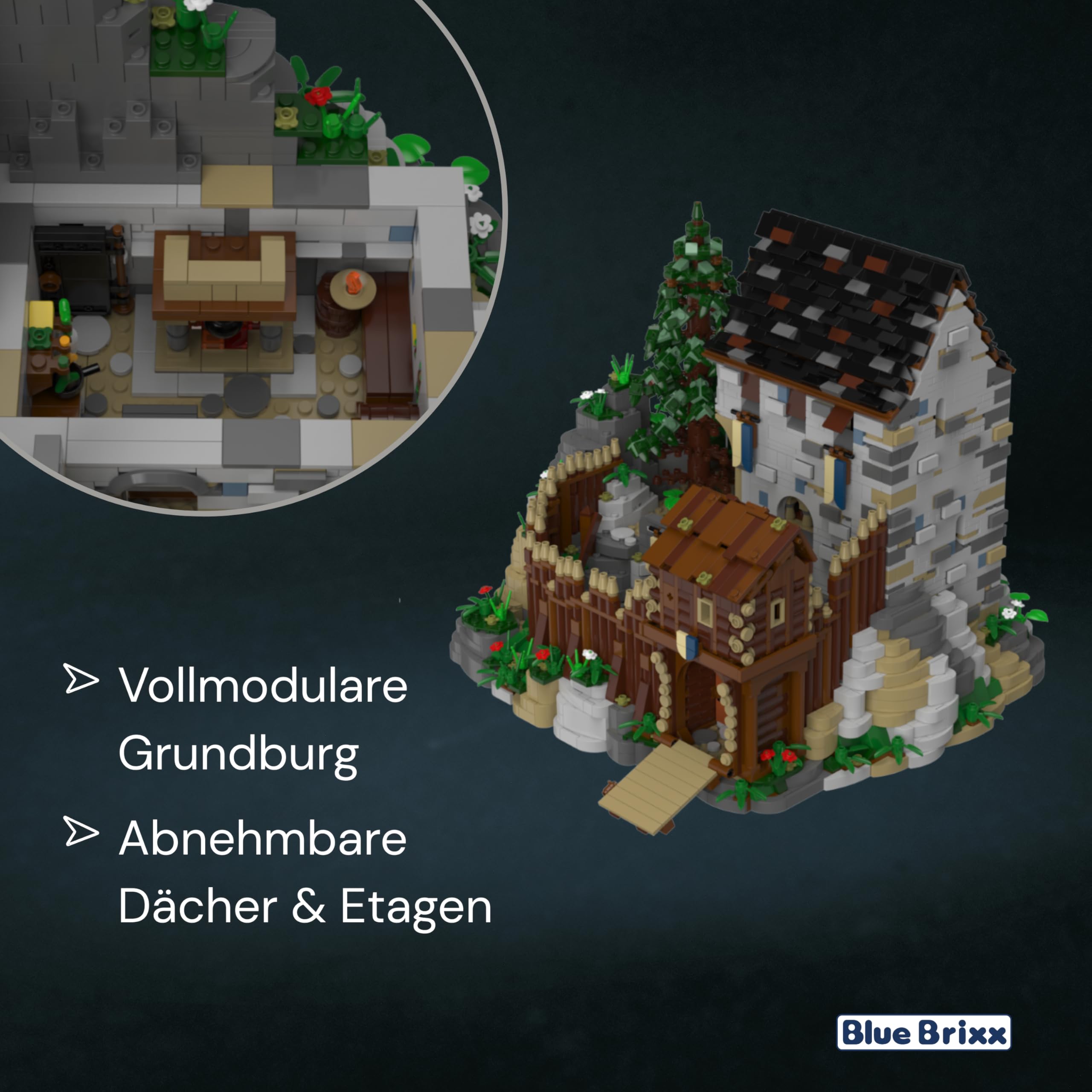 bluebrixx-pro-108712-burg-blaustein-5321-teile image 3