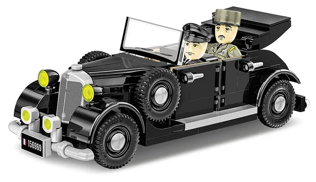 cobi-2261-horch-830-oldtimer-limousine-historical-collection-bausatz image 1