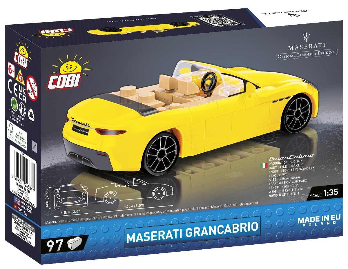 cobi-24504-maserati-grancabrio-klemmbaustein-auto-1-35 image 3