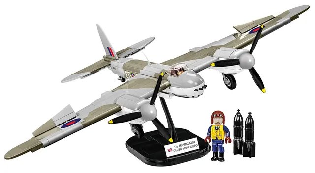 cobi-5735-de-havilland-dh-98-mosquito-historical-collection-wwii-flugzeug-bausat image 1