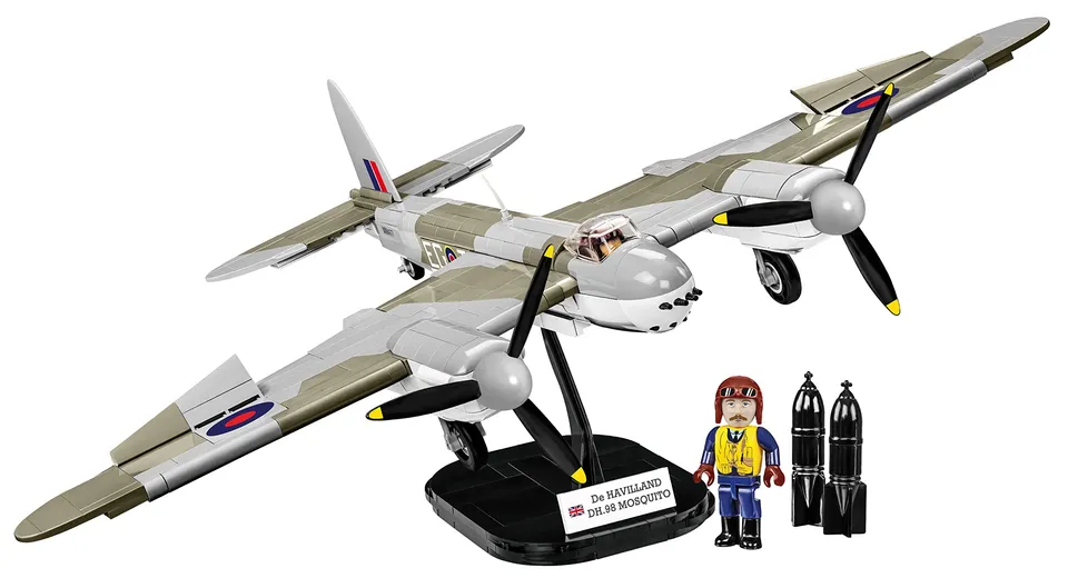 cobi-5735-de-havilland-dh-98-mosquito-historical-collection-wwii-flugzeug-bausat image 1