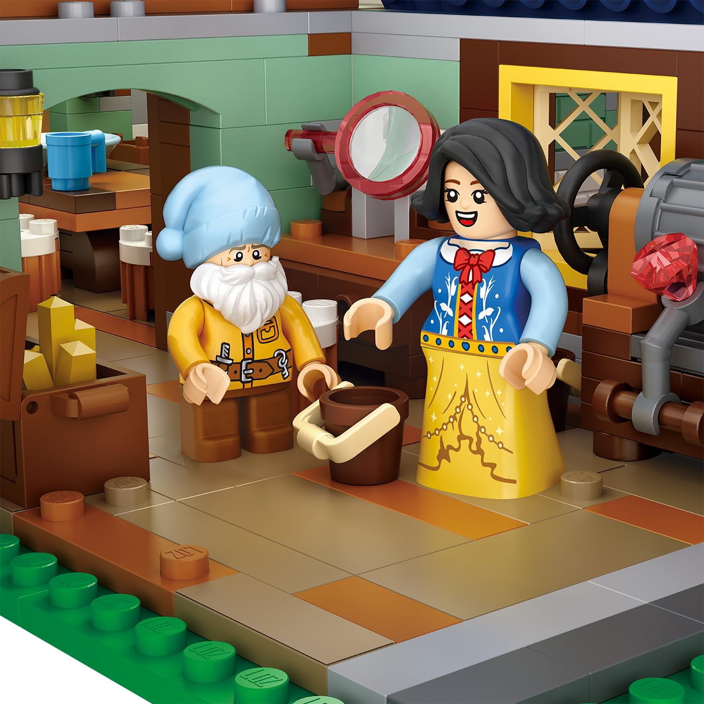bluebrixx-pro-m-rchenhaus-mini-blocks-klemmbaustein-set-2867-teile-mit-6-minifig image 7