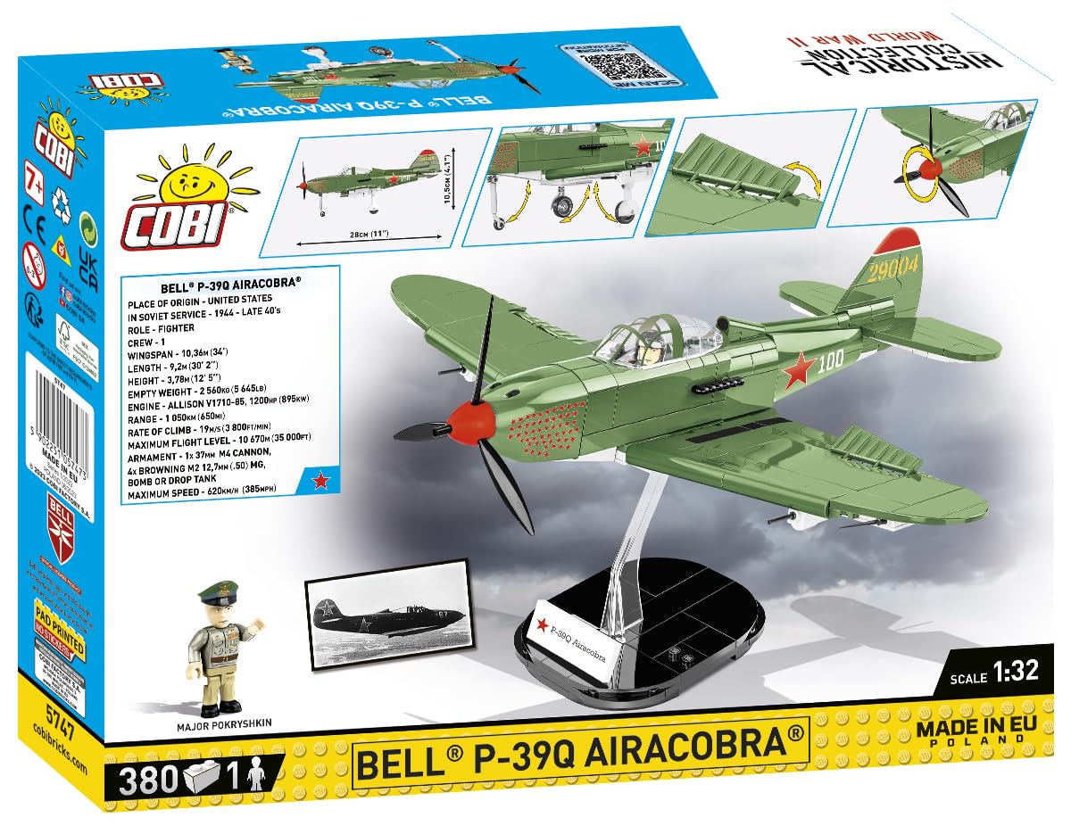 cobi-bell-p-39q-airacobra-jagdflugzeug-1-32 image 2