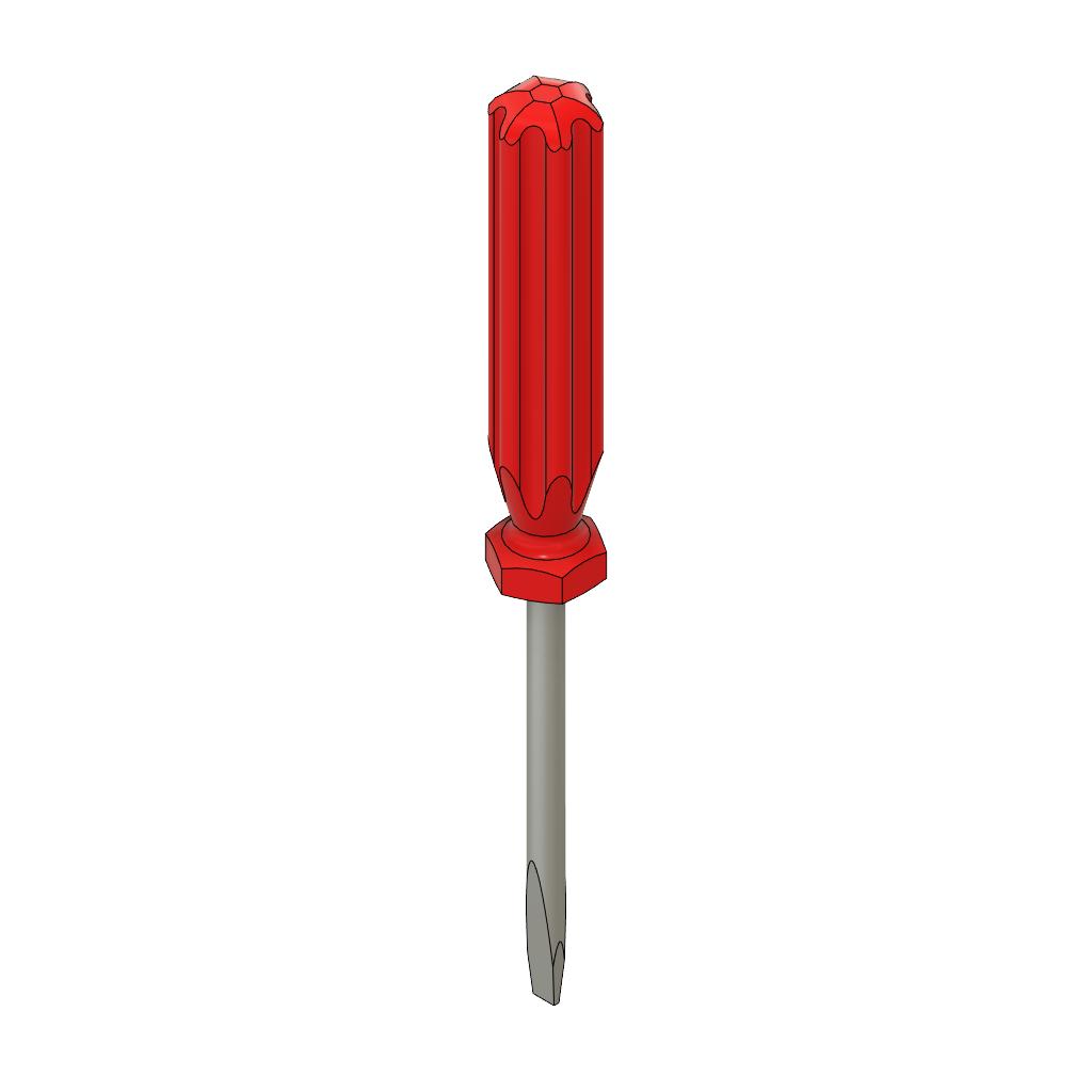 eitech-schraubendreher-schlitz-3-mm-rot-werkzeug-zubeh-r image 1