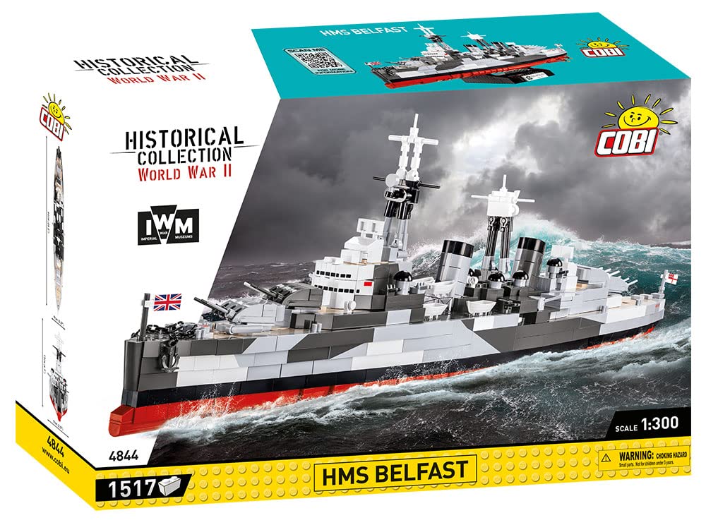 cobi-4844-hms-belfast-historical-collection-kriegsschiff-bausatz image 3