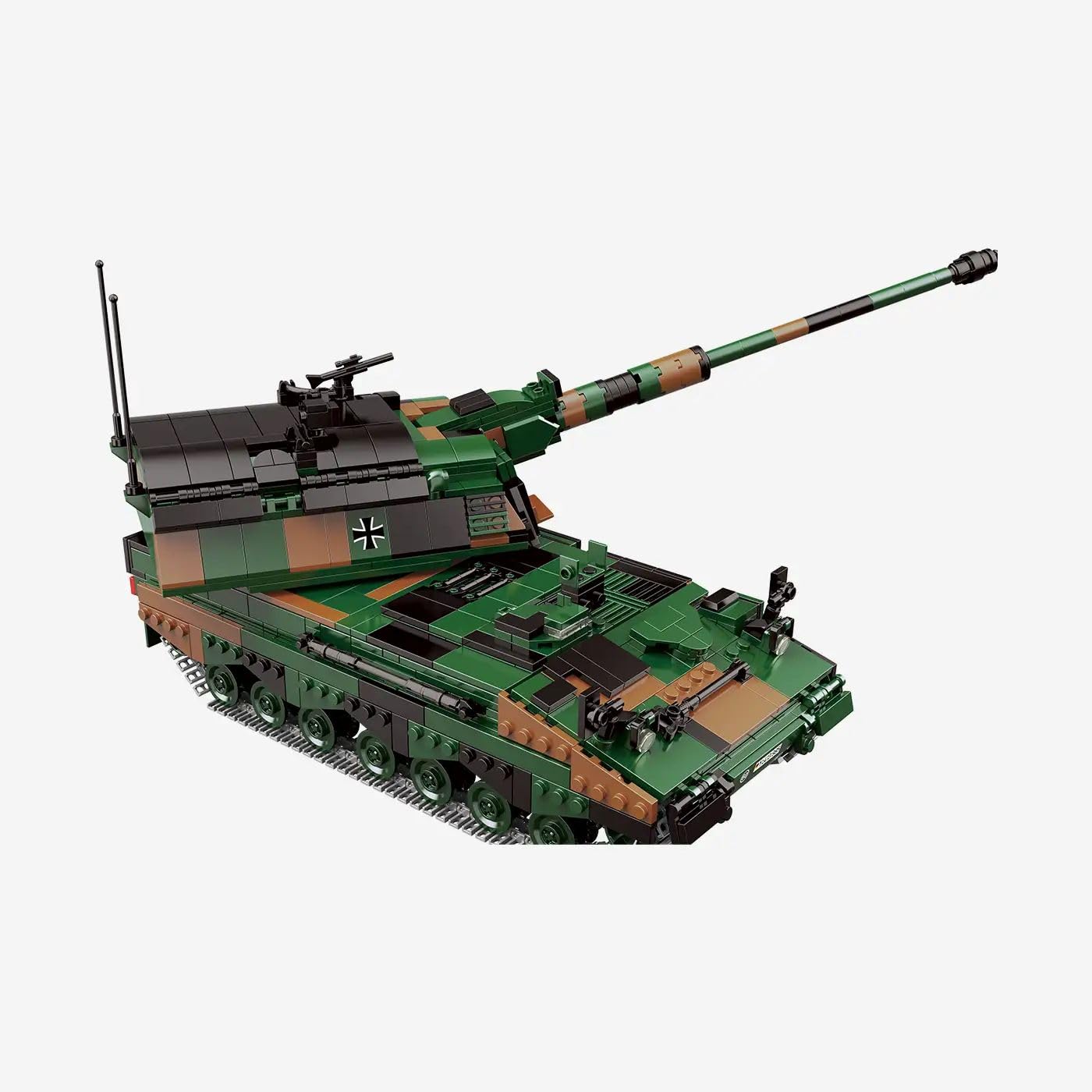 bluebrixx-panzerhaubitze-2000-bundeswehr-1388-teile-displaymodell image 2