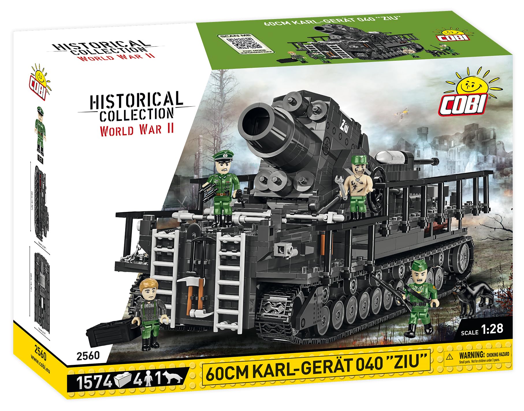 cobi-karl-ger-t-040-ziu-historical-collection-m-rser-bausatz-60-cm image 1