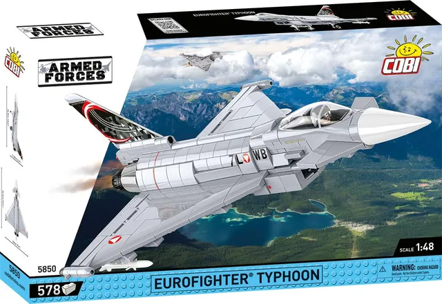 cobi-eurofighter-typhoon-sterreich-kampfjet-klemmbaustein-set-1-48-578-teile image 1