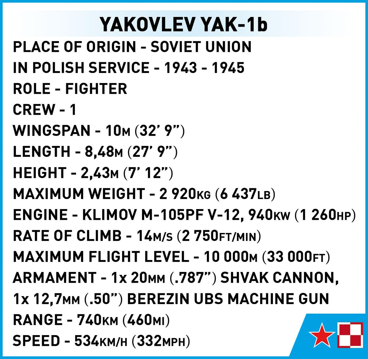 cobi-yakovlev-yak-1b-jagdflugzeug-1-48 image 8