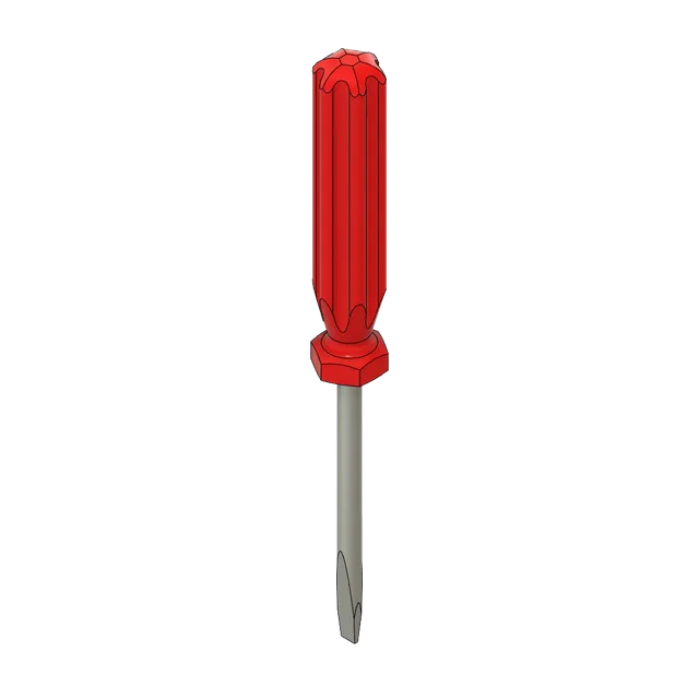 eitech-schraubendreher-schlitz-3-mm-rot-werkzeug-zubeh-r image 1