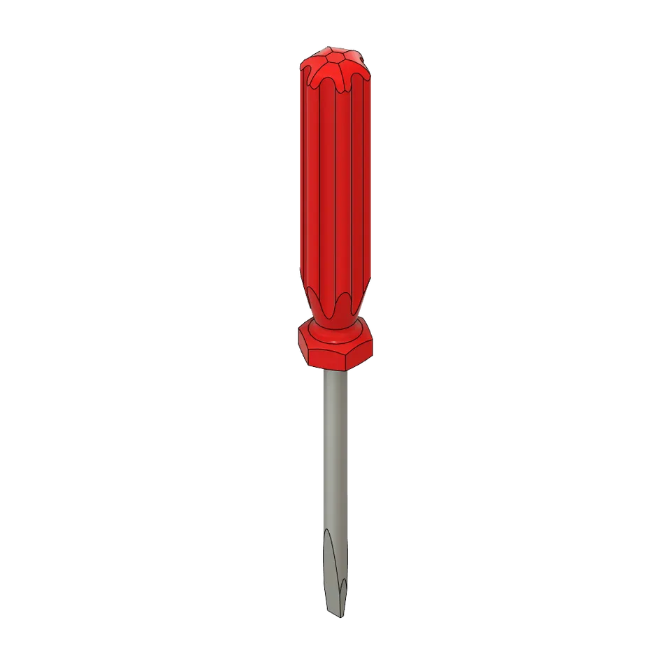 eitech-schraubendreher-schlitz-3-mm-rot-werkzeug-zubeh-r image 1