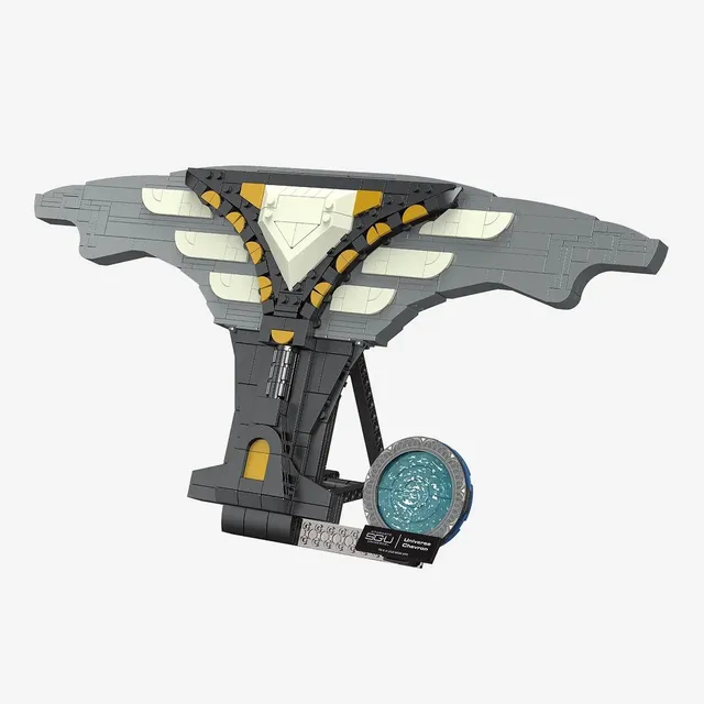 bluebrixx-pro-stargate-universe-chevron-displaymodell-556-klemmbausteine image 1