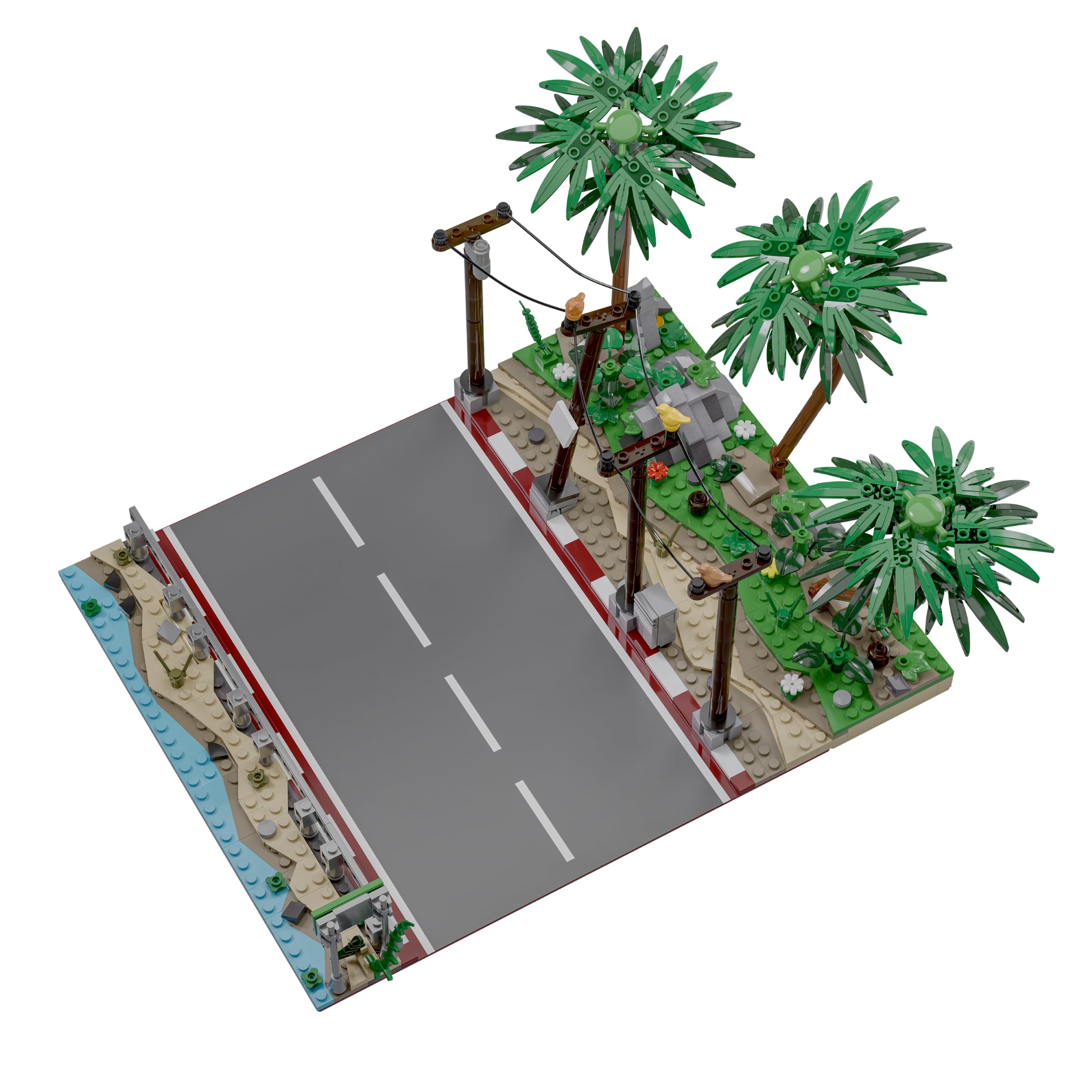 bluebrixx-die-drei-kids-der-l-sung-auf-der-spur-diorama-572-klemmbausteine image 3