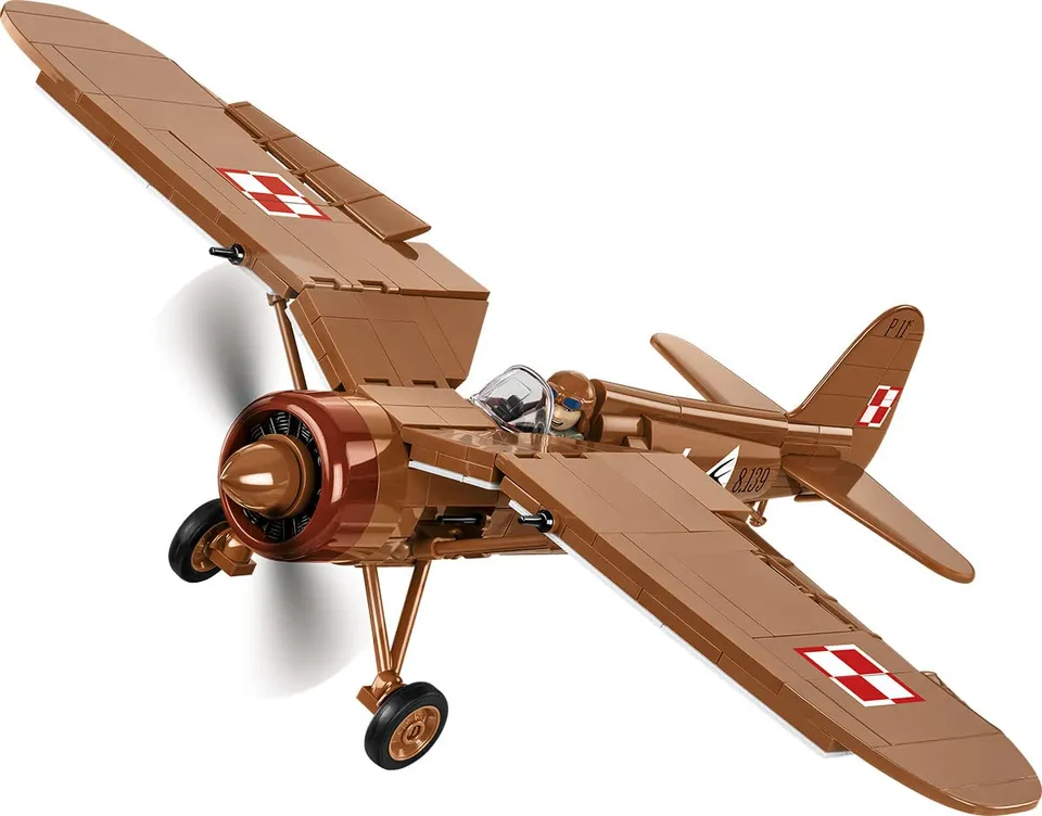 cobi-5742-pzl-p-11c-jagdflugzeug-1-32-320-teile-figur image 1